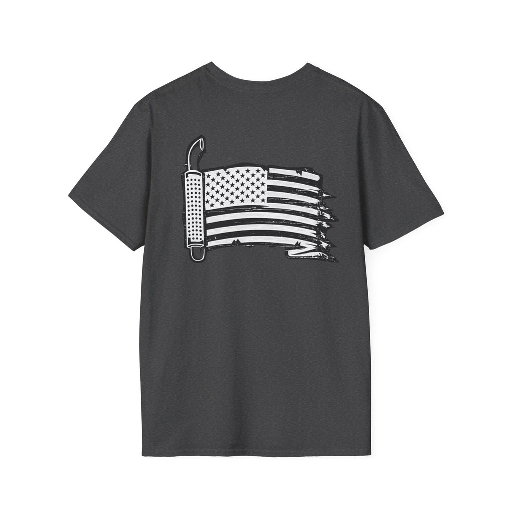 Distressed American Flag Trucker
