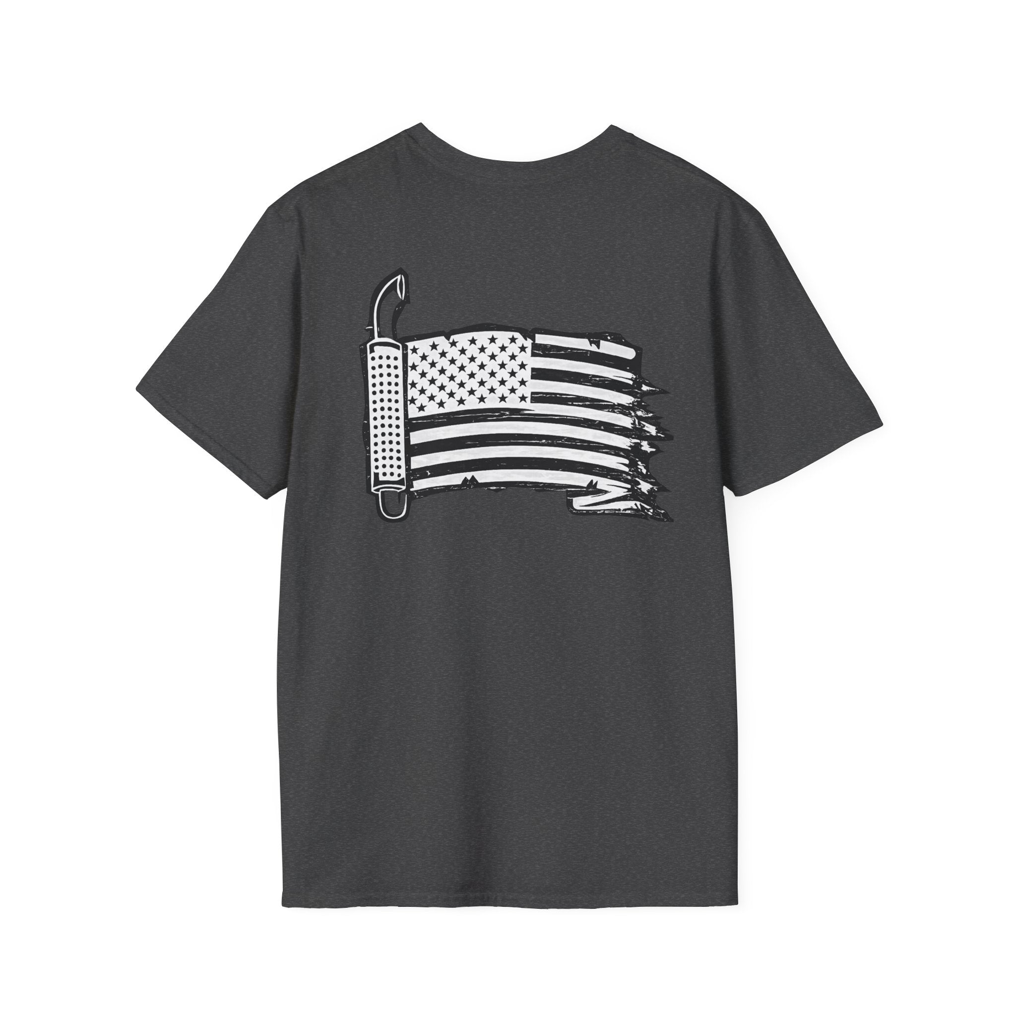 Distressed American Flag Trucker