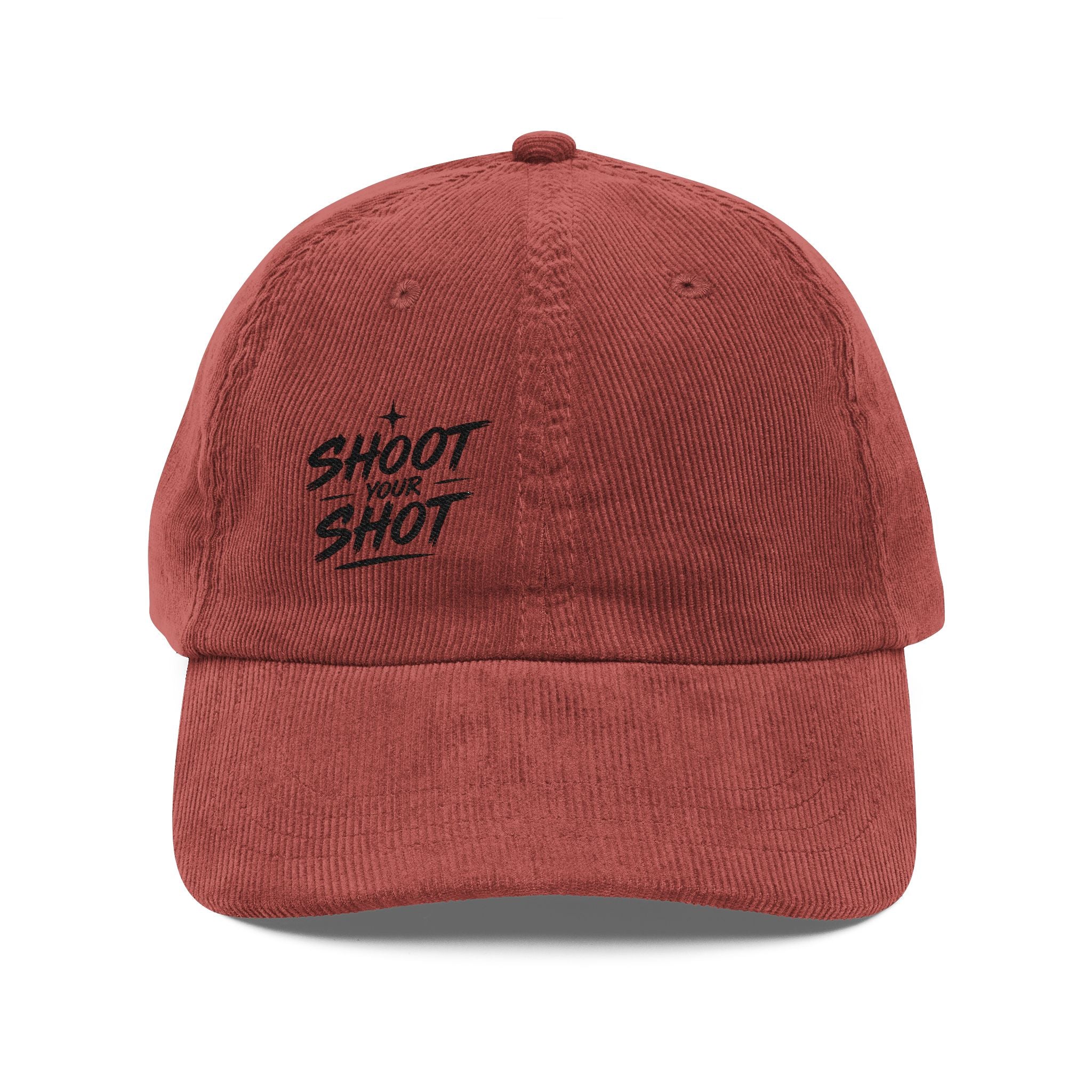 Corduroy “Shoot Your Shot” Vintage  Hat