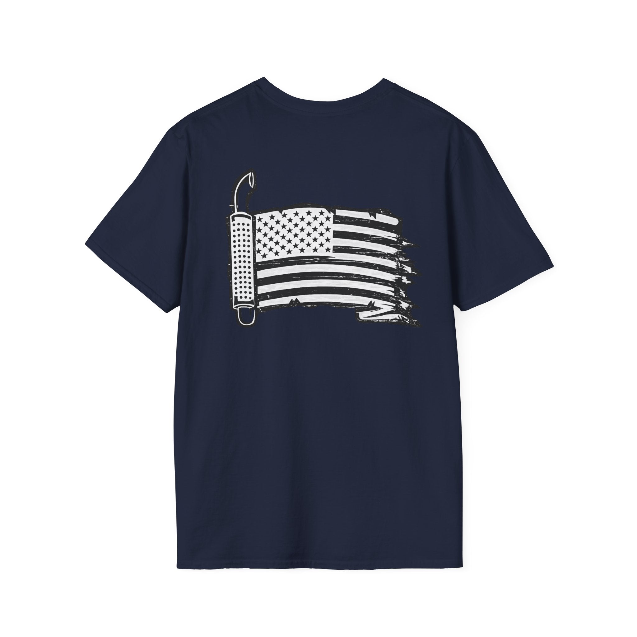 Distressed American Flag Trucker