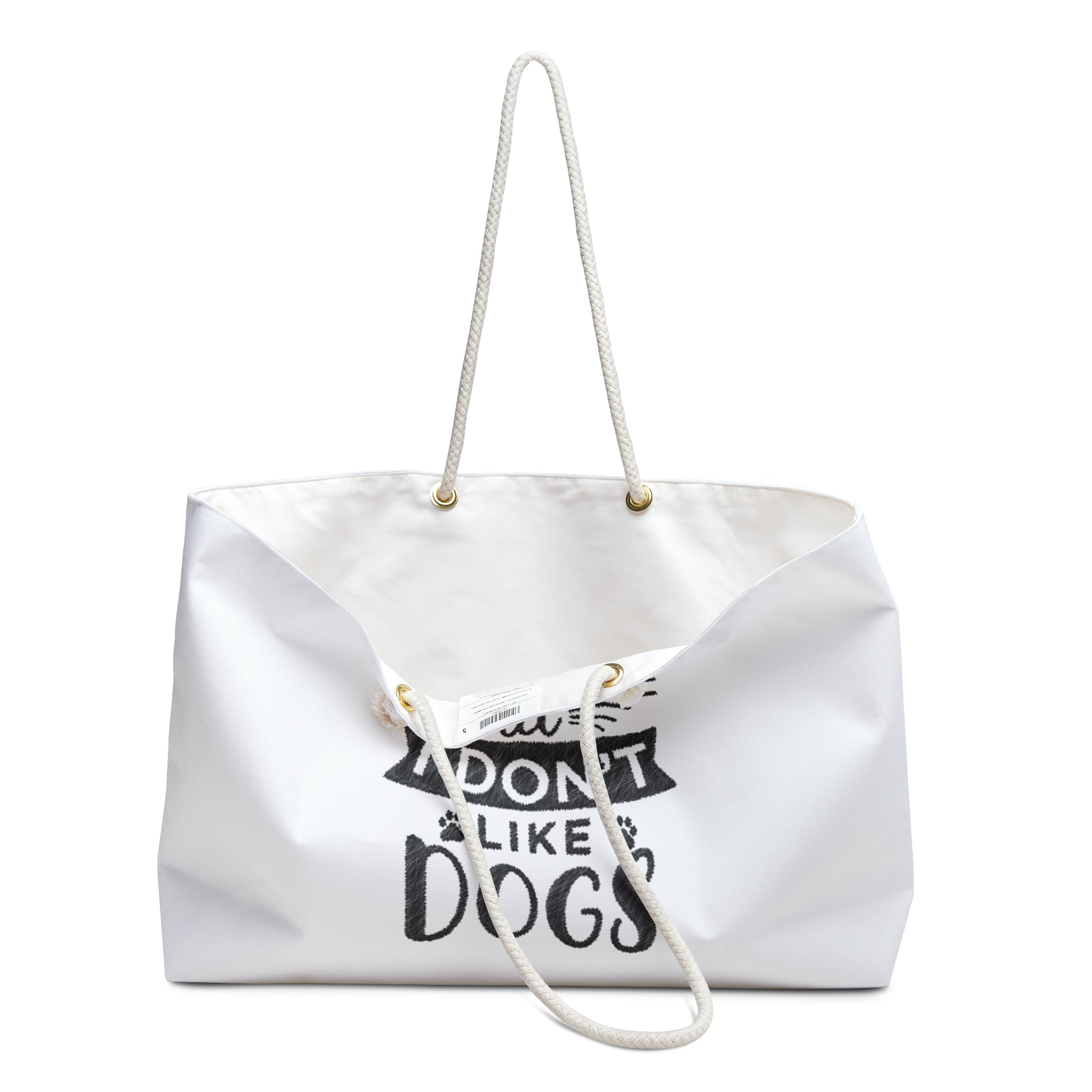 You Lost Me At I Don't Like Dogs Weekender Bag